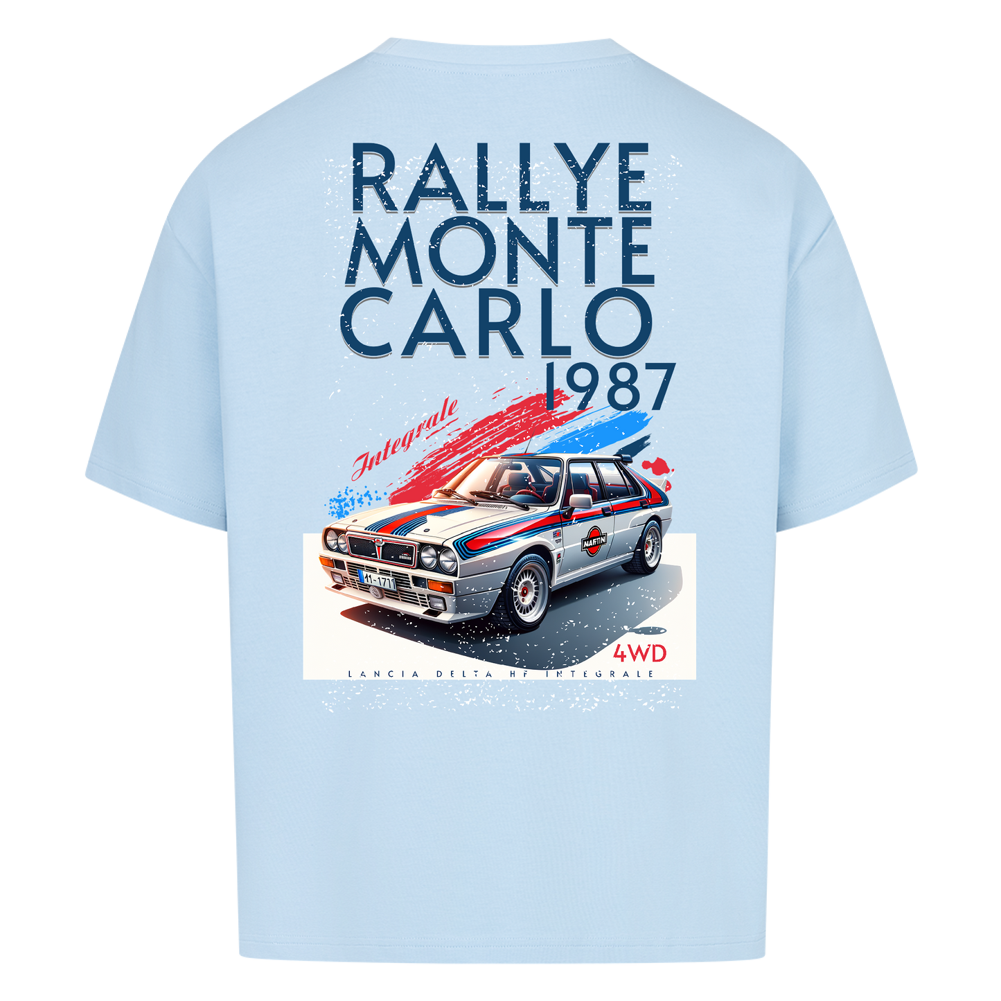 Retro Delta Rally - Oversized T-Shirt