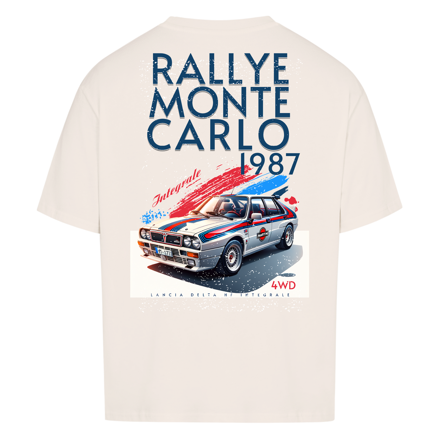Retro Delta Rally - Oversized T-Shirt