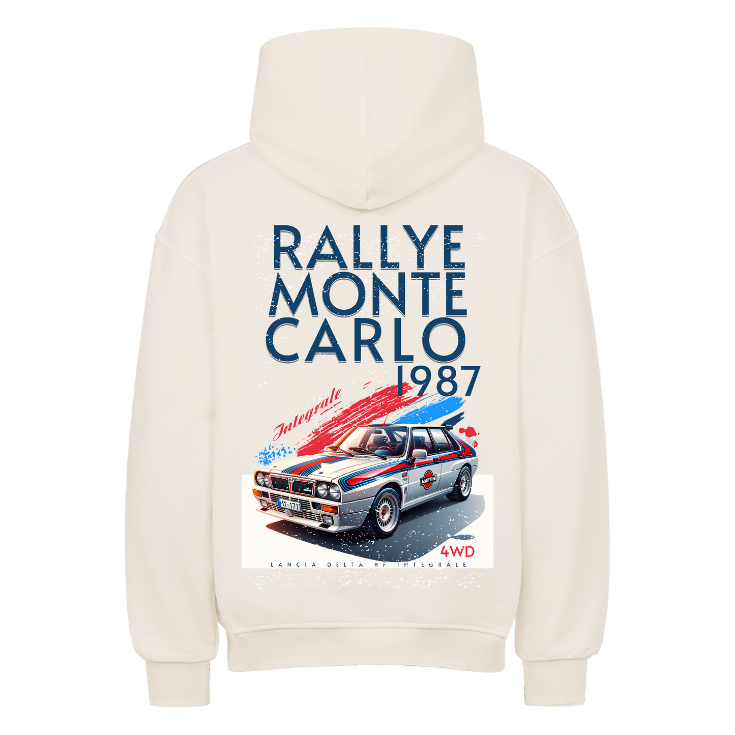 Retro Delta Rally - Oversized Hoodie